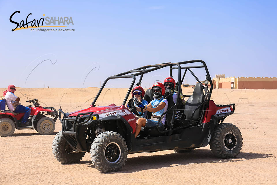 утреннее сафари на багги по дюнам Polaris RZR Хургада