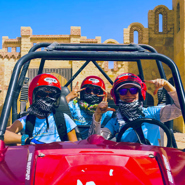 Morning Trip by Dune Buggy Polaris RZR in Sharm