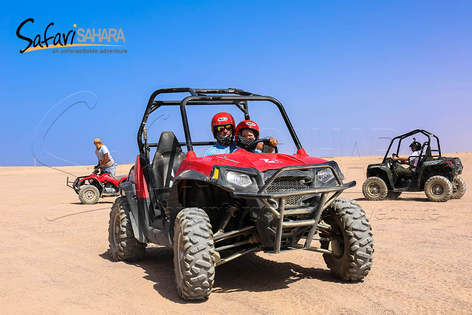 Поездка на закате на багги Polaris RZR в пустыне Шарм